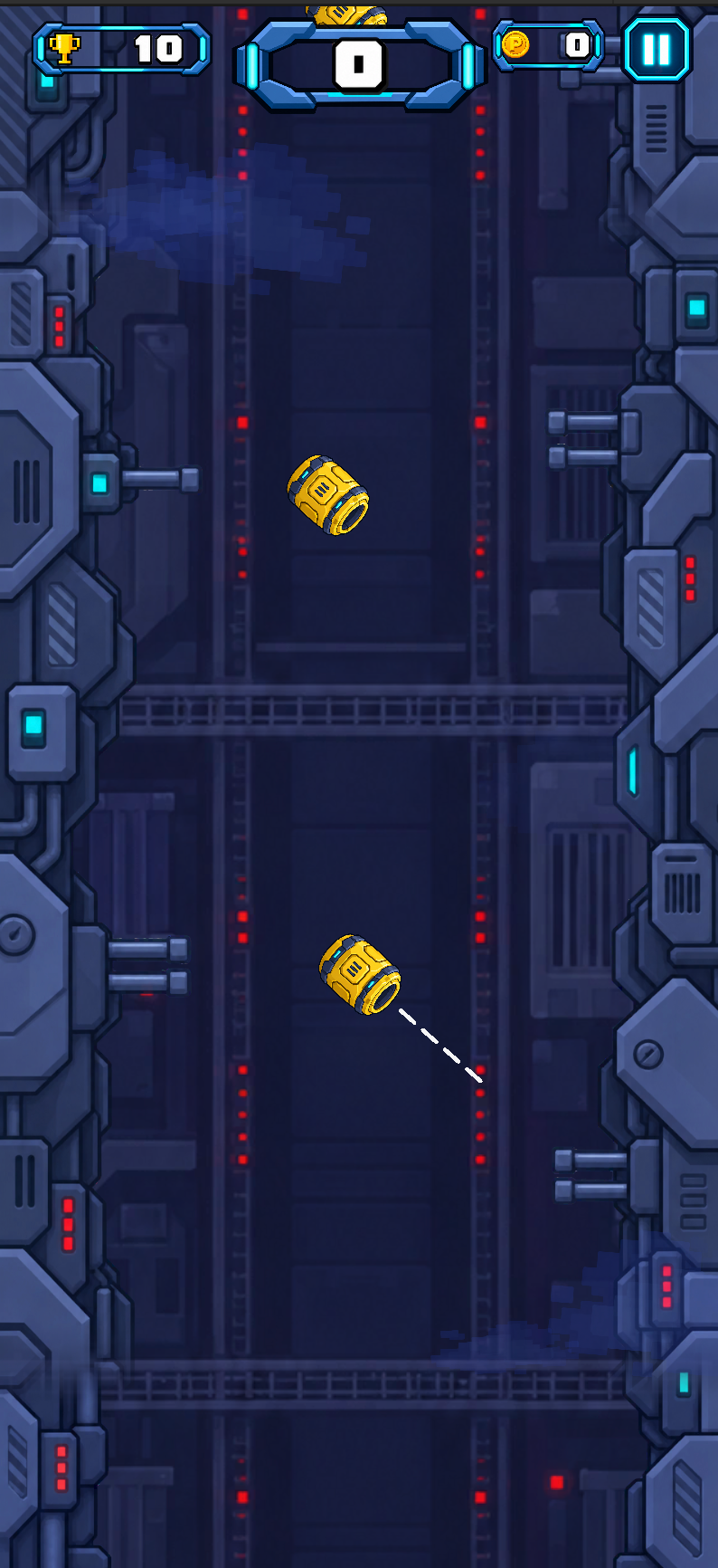 Boop Shot gameplay screenshot with launcher aim