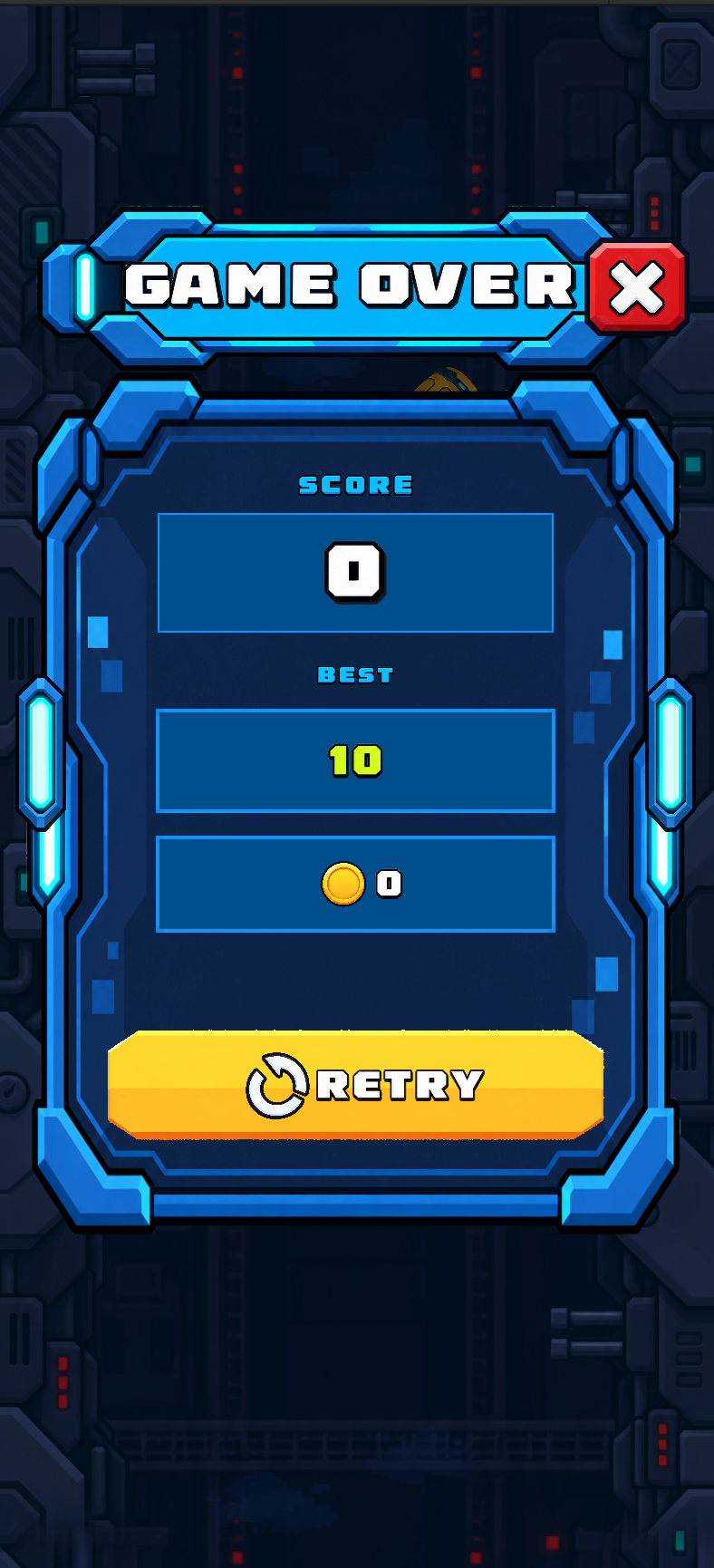 Boop Shot game over screen screenshot